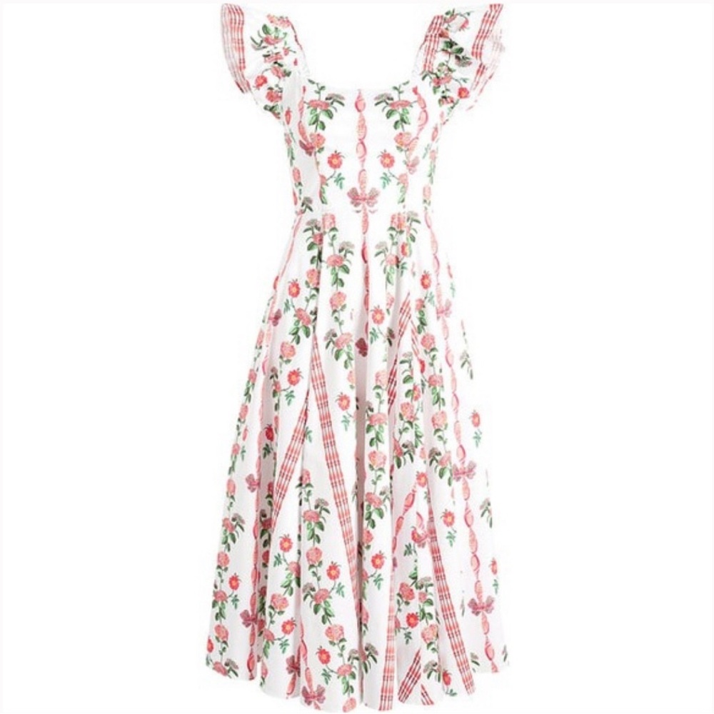 Hill House Daphne Dress in Red Vine Stripe